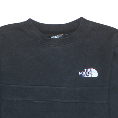 The North Face Boys Black XL Crew Neck Pullover Sweatshirt Cotton Blend