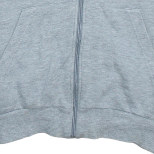 Adidas Men's Grey Full Zip Hoodie L Sports Essentials