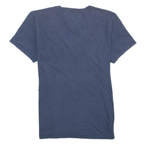 Tommy Jeans Men's Navy V-Neck Regular Fit Cotton T-Shirt M