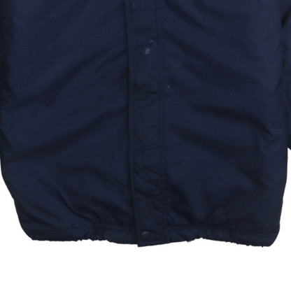 Additional view of Adidas Men's Blue Hooded Waterproof Parka Jacket, size M