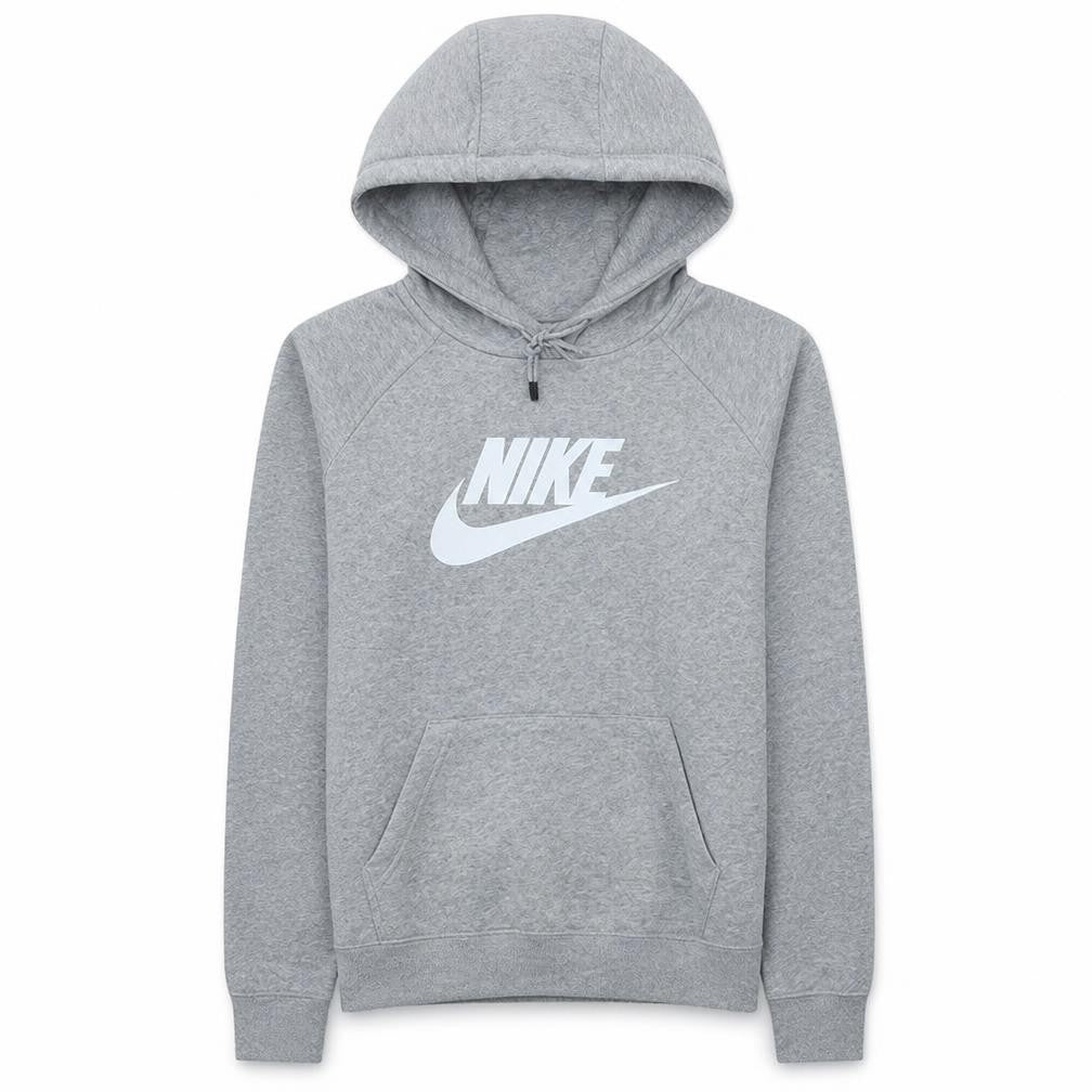 Nike Men's Grey Pullover Hoodie S Regular Fit Sports Style