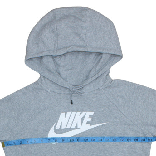 Nike Men's Grey Pullover Hoodie S Regular Fit Sports Style