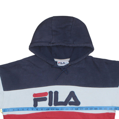 FILA Men's Multicoloured Pullover Hoodie L Regular Fit