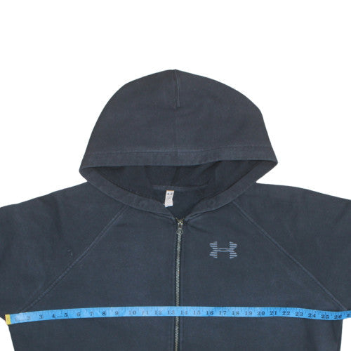 Under Armour Womens Black XL 1/2 Zip Hoodie with Logo Print