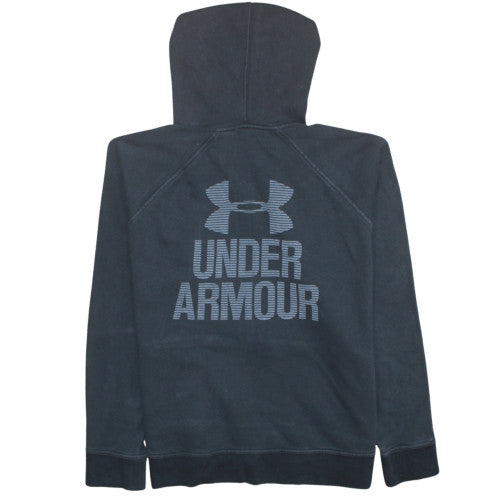 Under Armour Womens Black XL 1/2 Zip Hoodie with Logo Print