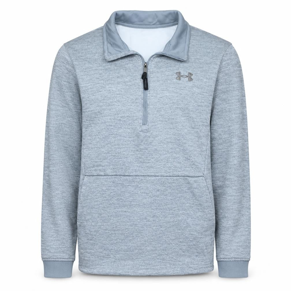 Under Armour Men’s Grey XS 1/4 Zip Fleece Pullover Sweatshirt