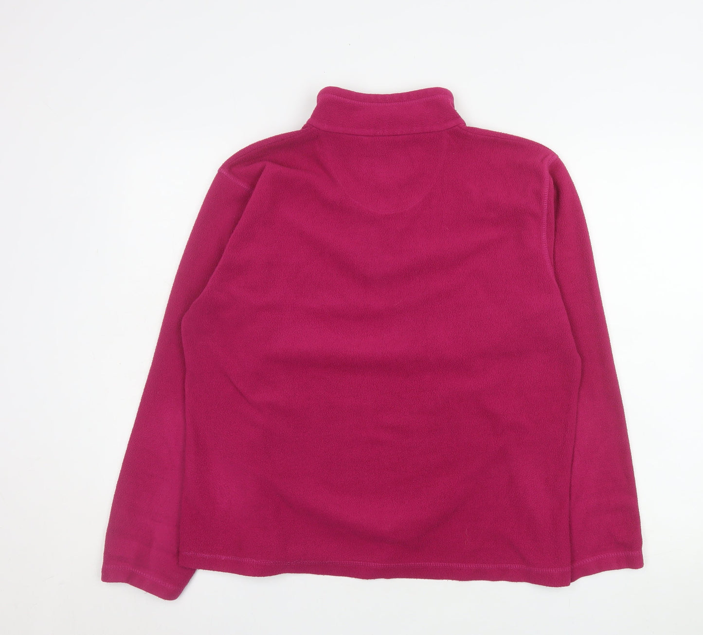 Regatta Women's Pink Fleece 1/4 Zip Pullover Sweatshirt Size 14