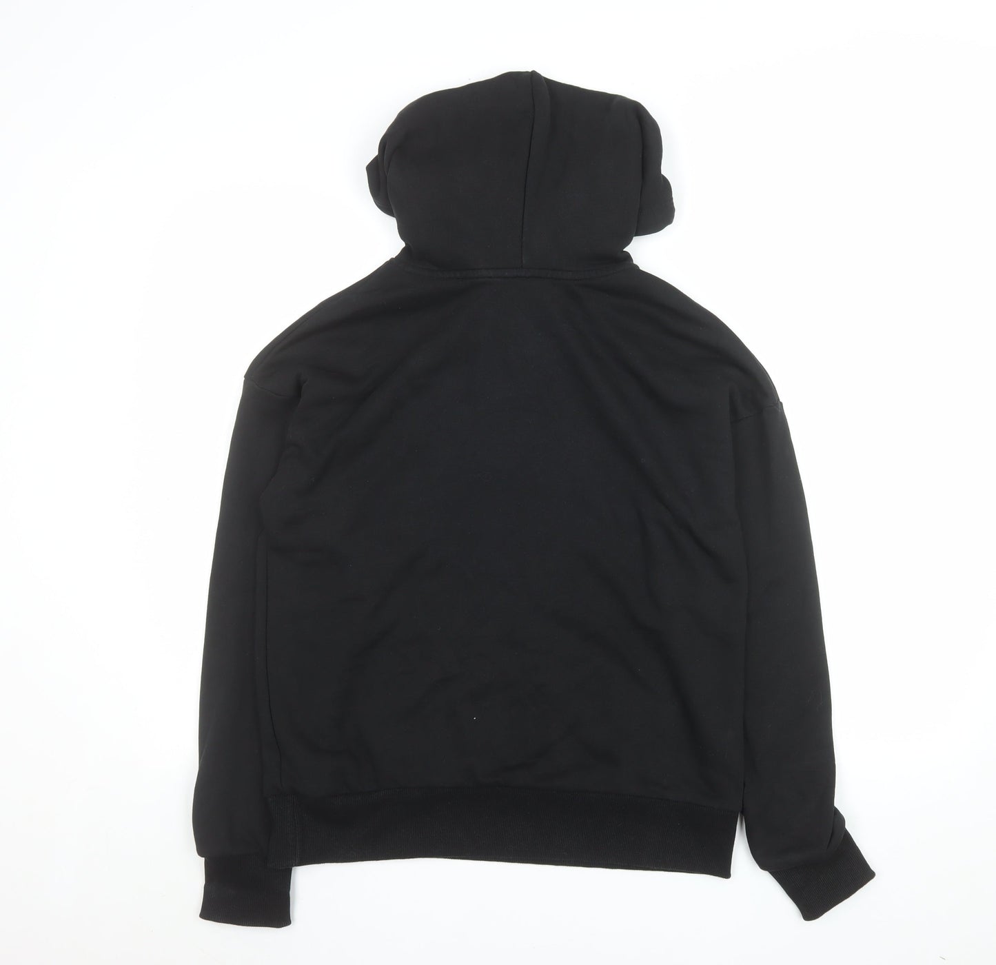 USA Pro Womens Black Hoodie UK 12 Pullover Cotton Blend Casual