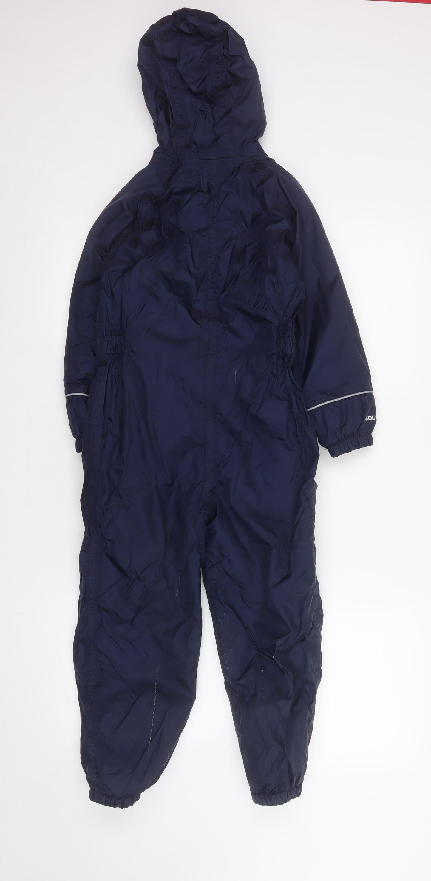 Regatta Boys Blue Waterproof Hooded Snowsuit 6-7 Years Winter Outerwear