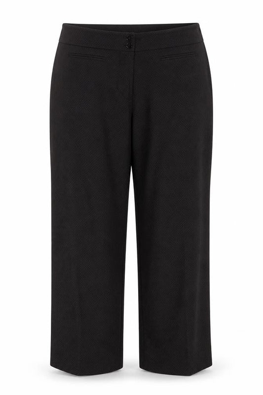 CC Women’s Black Geometric Stretch Dress Pants Size 18