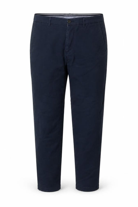 Original Penguin Men's Blue Chino Trousers 36x32 Straight Fit