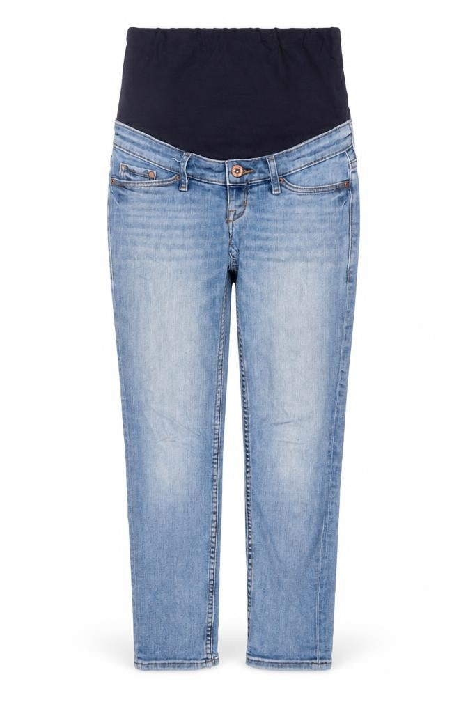 H&M Women’s Blue Maternity Skinny Ankle Jeans Size 8