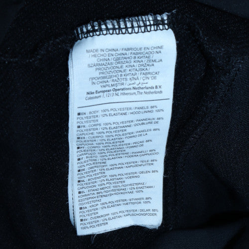 Nike Men's Black Dri-Fit 1/4 Zip Athletic Hoodie Size M