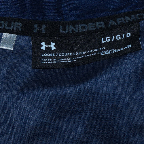 Under Armour Mens Blue Fleece 1/2 Zip Long Sleeve Jumper Size L