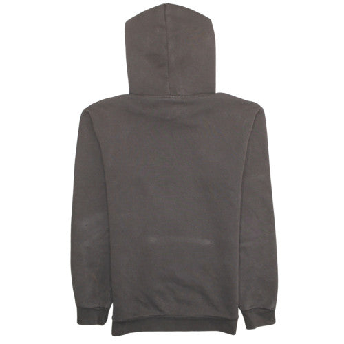 Adidas Men's Brown XS Pullover Hoodie with Logo and Kangaroo Pouch