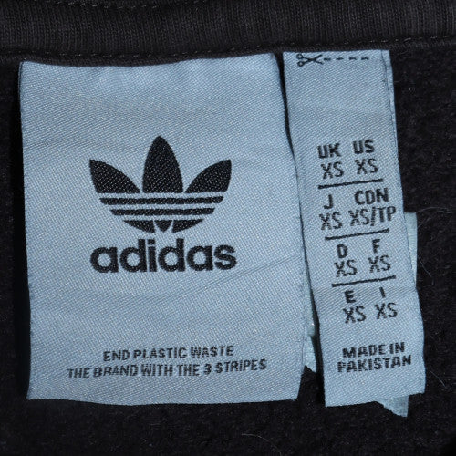 Adidas Men's Brown XS Pullover Hoodie with Logo and Kangaroo Pouch