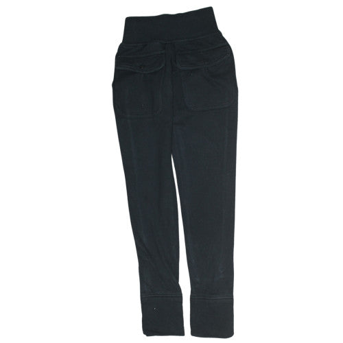 Nike Womens Black XS Fleece Jogger Trousers with Buttons