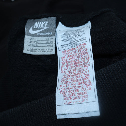 Nike Womens Black XS Fleece Jogger Trousers with Buttons
