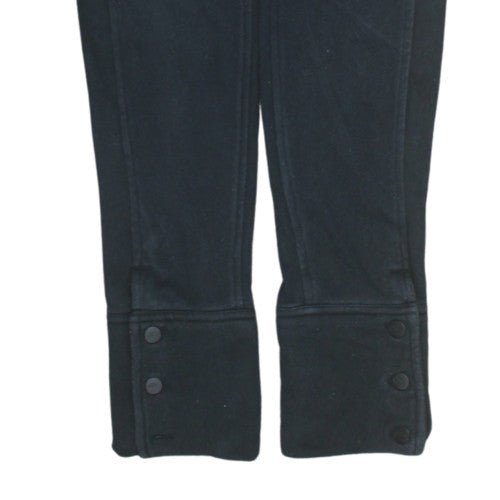 Nike Womens Black XS Fleece Jogger Trousers with Buttons