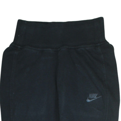 Nike Womens Black XS Fleece Jogger Trousers with Buttons