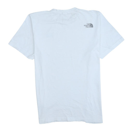 The North Face Men's White Cotton Short Sleeve Crew Neck T-Shirt L