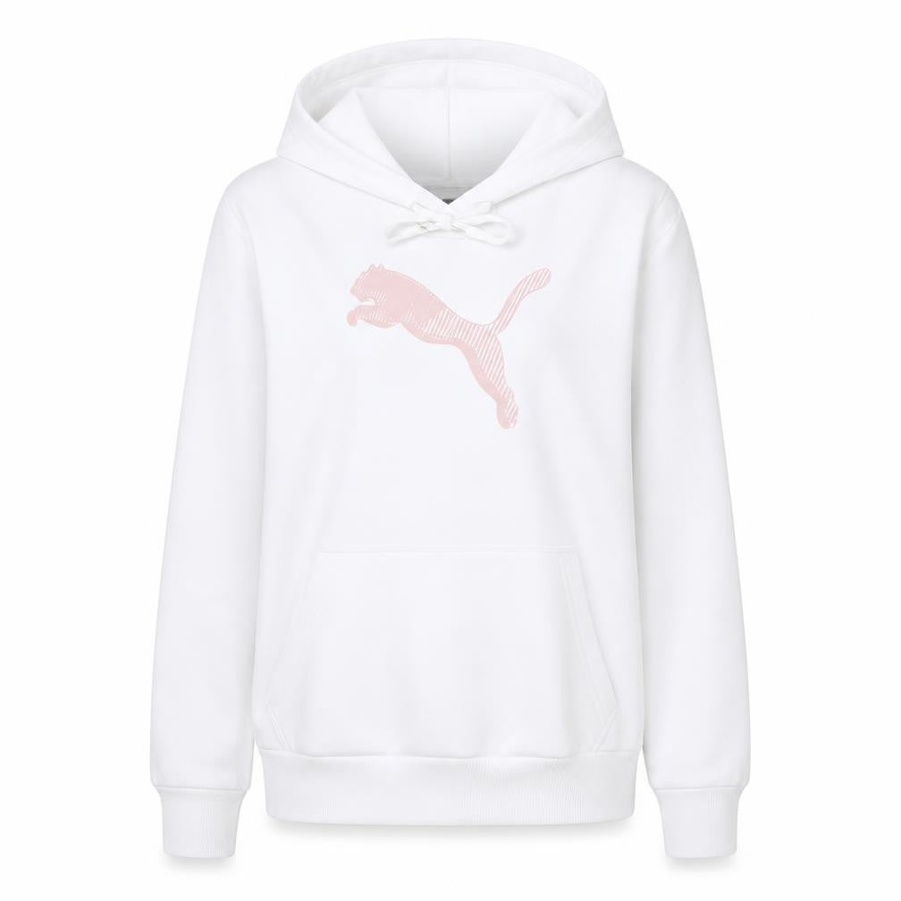 Puma Women's White Hooded Pullover Sweatshirt Size S