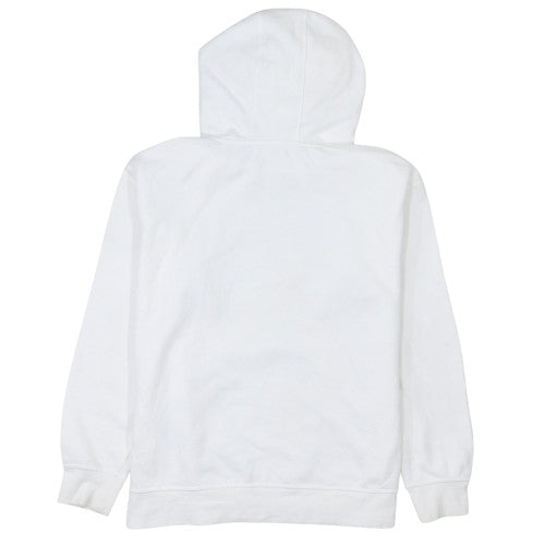 Disney White Women's Hoodie Stitch Print Size 12/14 Pullover
