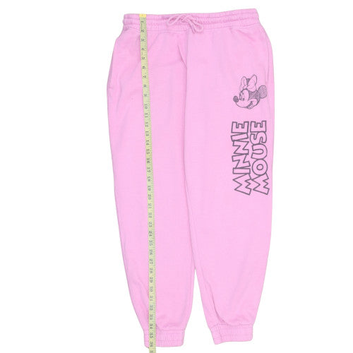 Disney Womens Pink Minnie Mouse Sweatpants Size M Regular Fit