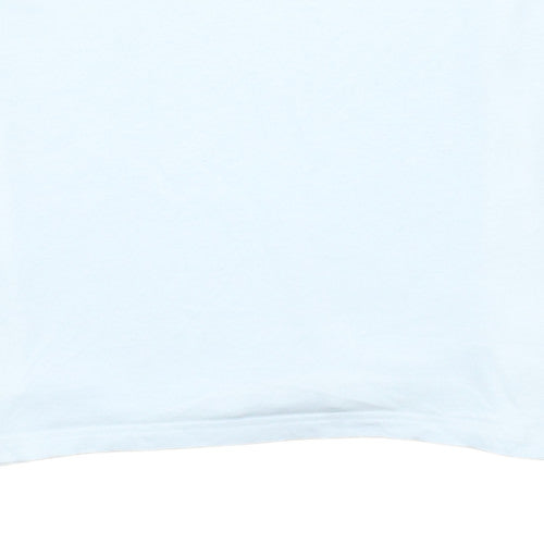 Tommy Hilfiger Men's White Crew Neck Logo Tape T-Shirt Size M