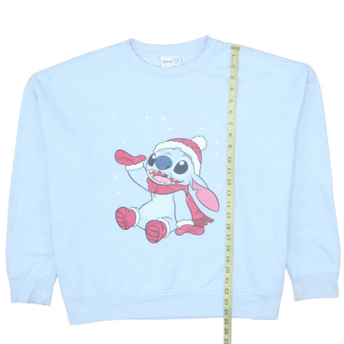Disney Primark Women Blue Stitch XL Pullover Sweatshirt