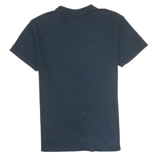 Nike Men's Black Medium Sports Logo Cotton T-Shirt