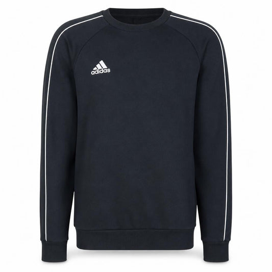 Adidas Mens Black Crew Neck Pullover Sweatshirt Size S