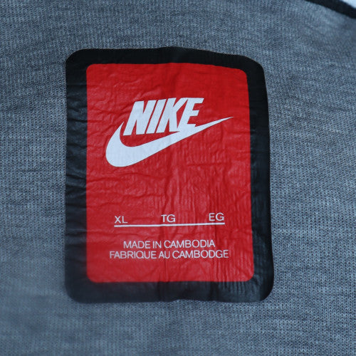 Nike Men's Grey Full Zip Hoodie XL Regular Fit Lightweight