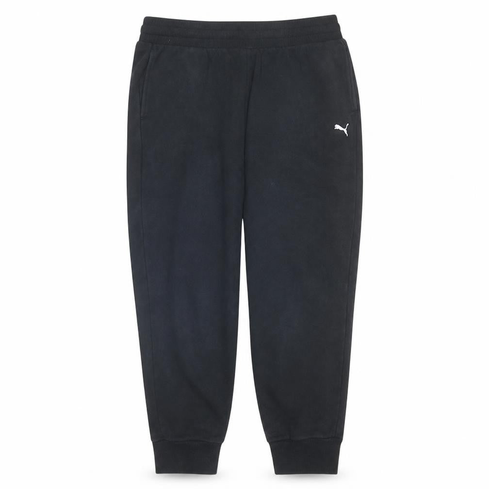 Puma Men's Black Jogger Sweatpants Medium Cotton Blend