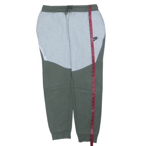 Nike Womens 2XL Grey Green Jogger Sweatpants with Logo