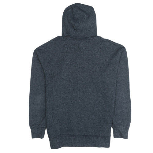 Nike Men's Grey Pullover Hoodie L Logo Graphic Sweatshirt