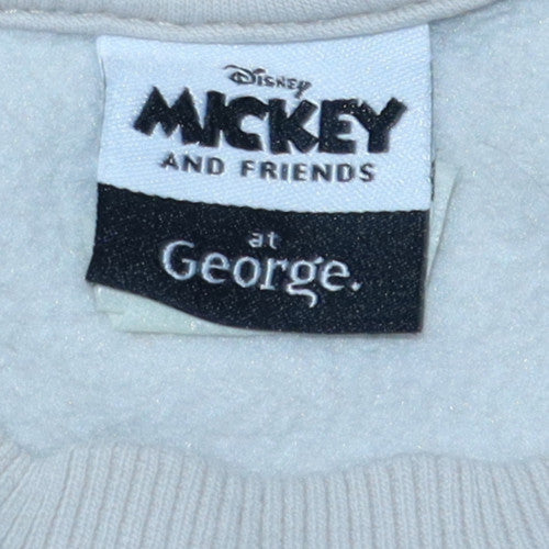 Disney Mickey & Friends George Womens Stone Sweatshirt M Winter Club