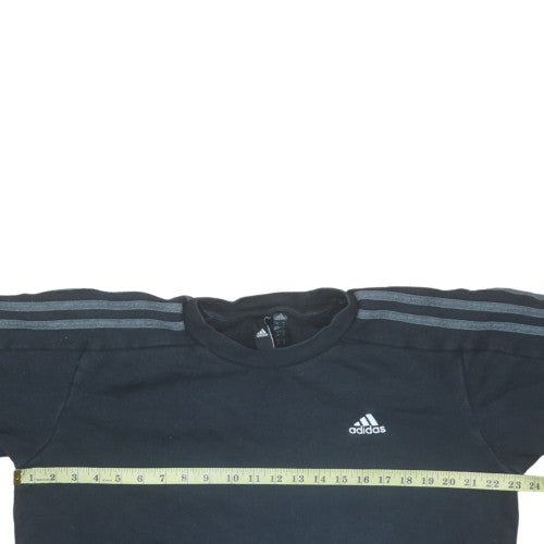 Adidas Men's Black M Pullover Crew Neck Sweatshirt