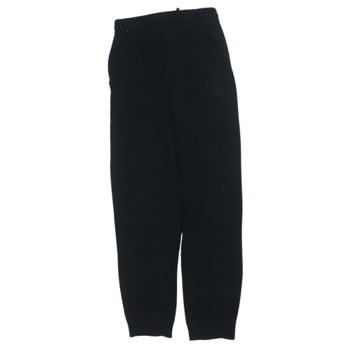 Nike Boys Black Jogger Trousers Size L 147-158cm Elastic Waist Pockets