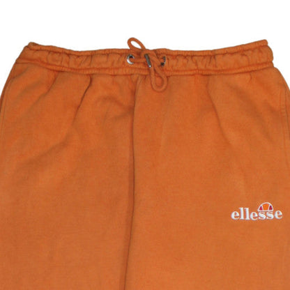 Additional view of Ellesse women’s orange fleece sweatpants, size UK 10, regular fit