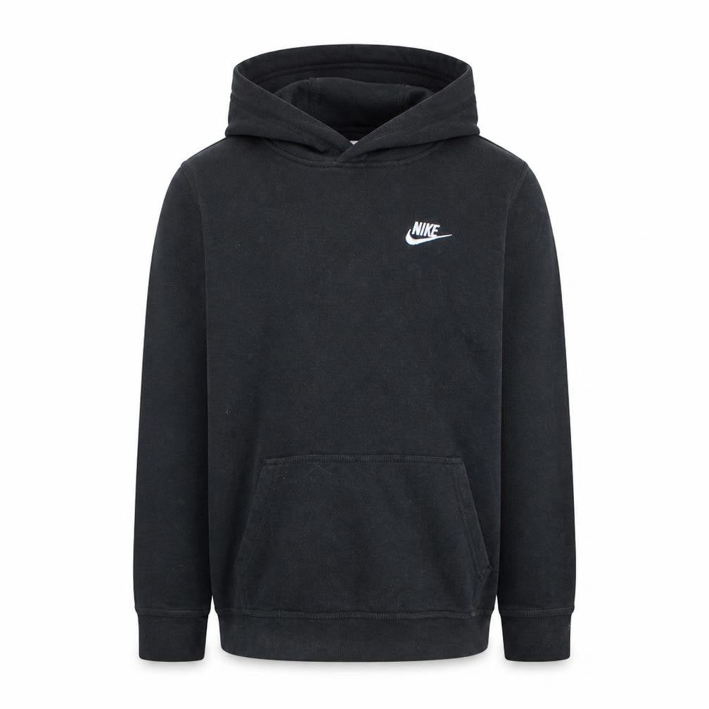 Nike Boys Black XL Pullover Hoodie Long Sleeve Comfortable Cotton Blend