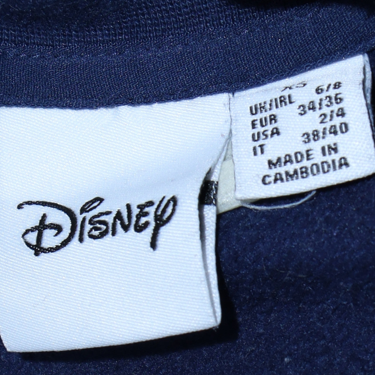 Disney Primark Women Navy Donald Duck New York Sweatshirt XS