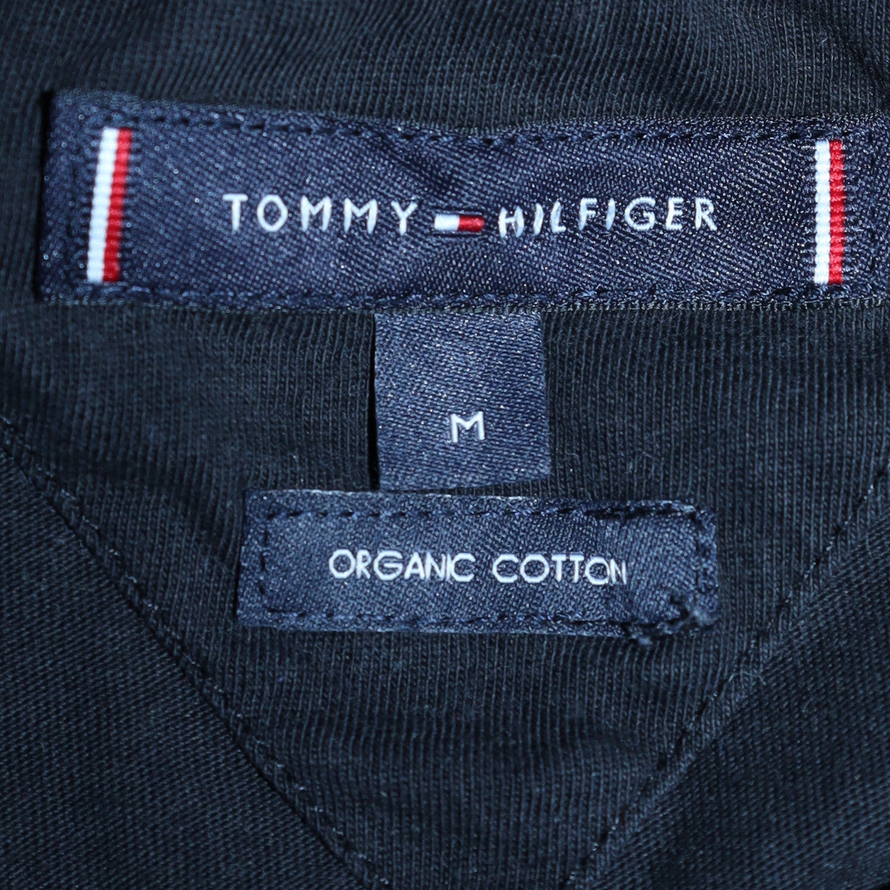 Tommy Hilfiger Men's Black Nautical Logo Cotton T-Shirt M