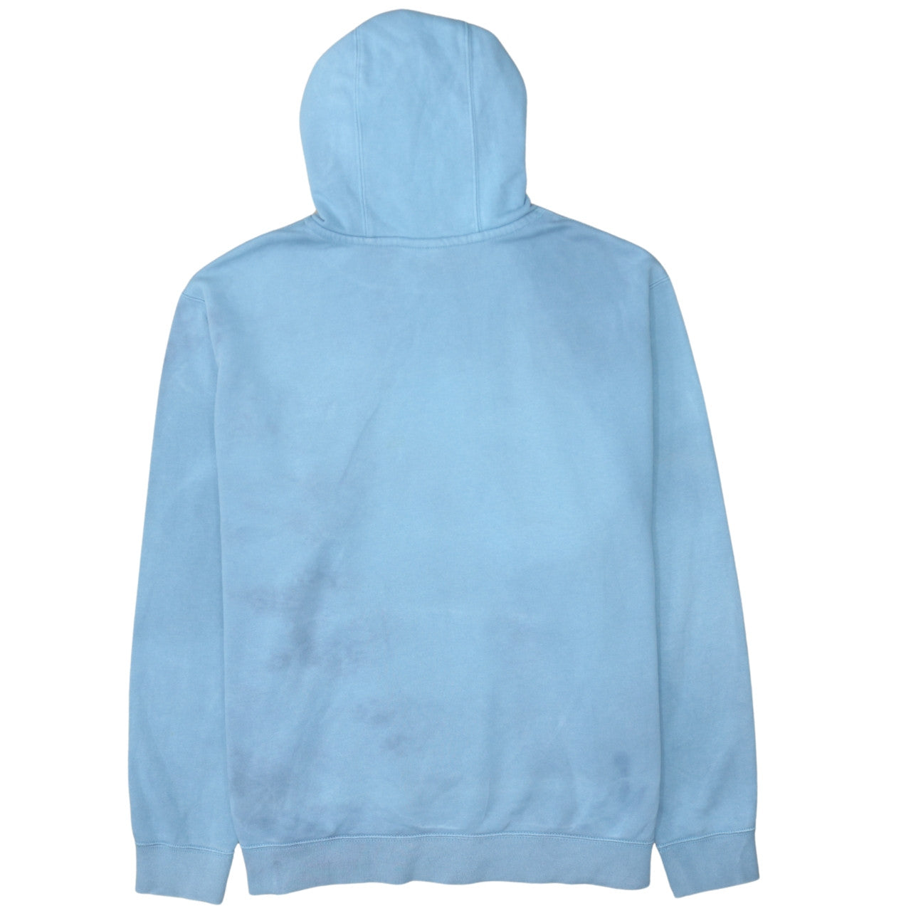 Nike Men Blue Pullover Hoodie XL Fleece Cotton Blend Logo Sweatshirt