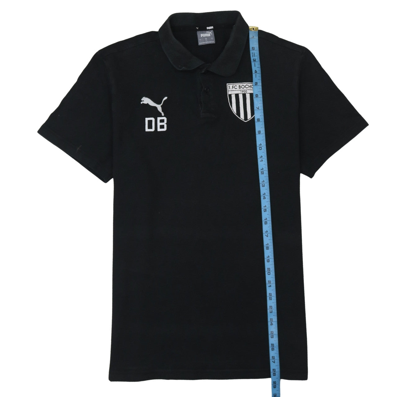 Puma Men’s Black 1.FC Bocholt Polo Shirt Size L Casual Sportswear