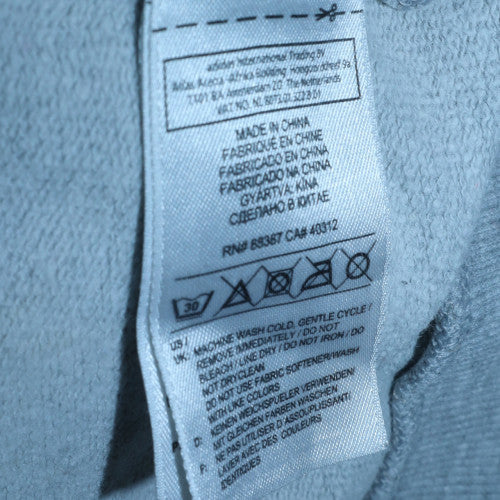 Adidas Women Grey Hooded Pullover Sweatshirt Size 14 Essentials