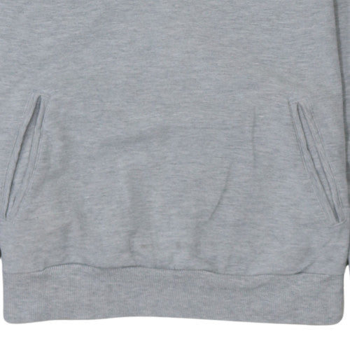 Adidas Women Grey Hooded Pullover Sweatshirt Size 14 Essentials