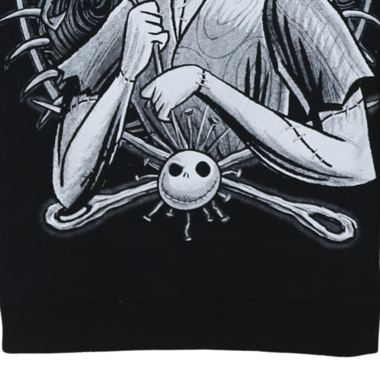 Primark Girls Black Hoodie 12-13 Years The Nightmare Before Christmas Sally Design