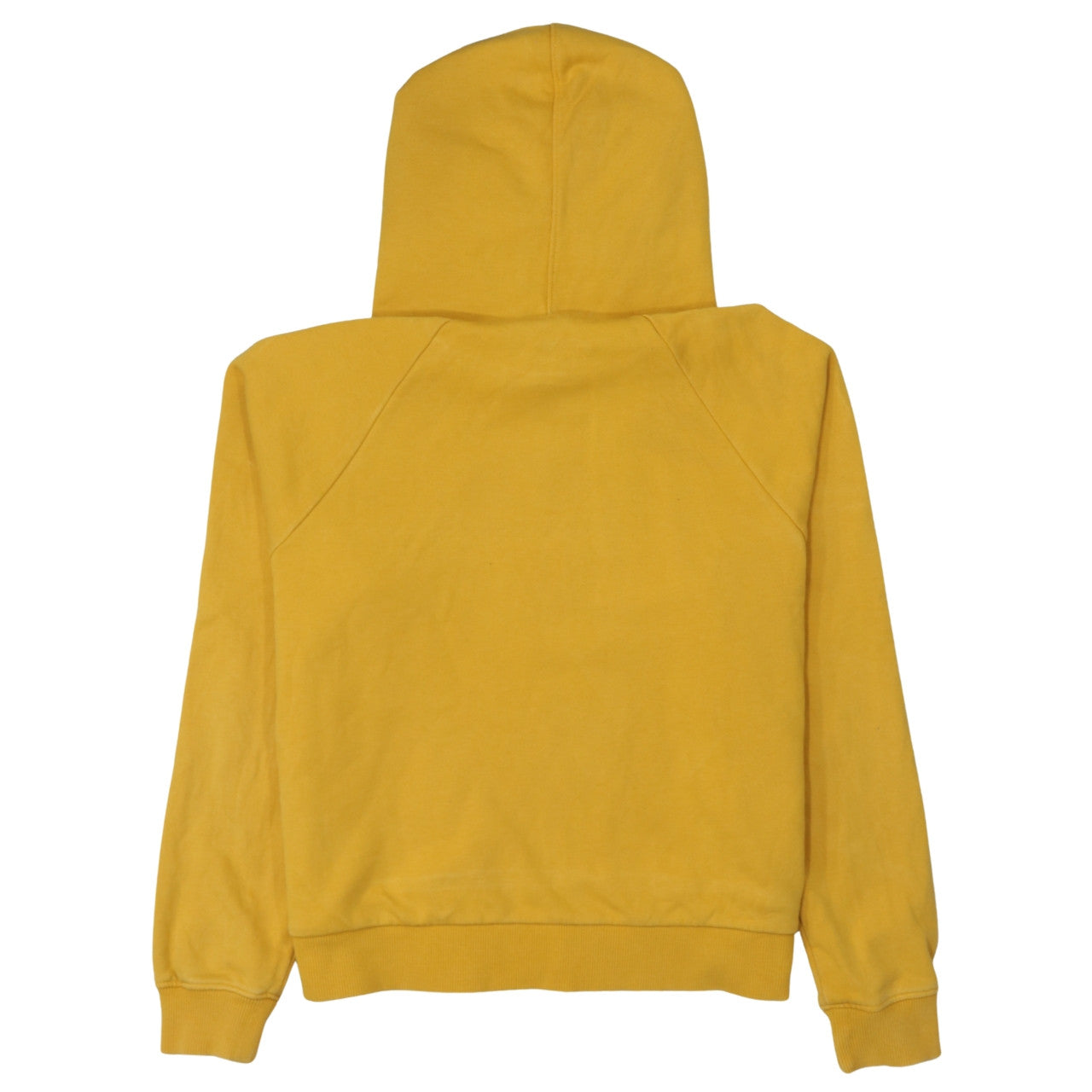 Vans Womens Yellow Pullover Hoodie Size M Cotton Logo Casual