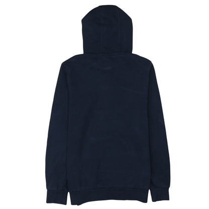 Brand and care label for Adidas boys’ navy adventure pullover hooded sweatshirt xl 15-16 years
